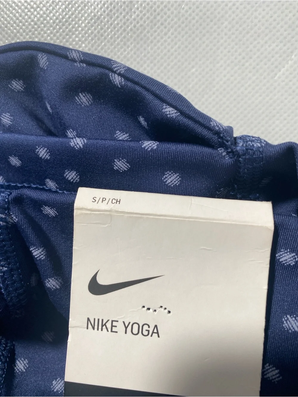 NEW Size S Women' Nike Yoga Training High  Rise Pants Polyester Spandex Blue $70